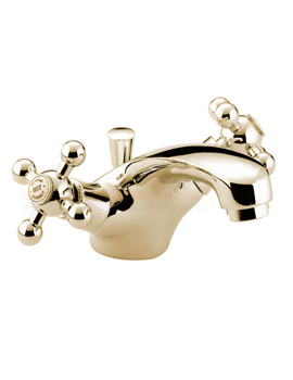 Bristan Regency Mono Basin Mixer Tap Gold Plated | R BAS G