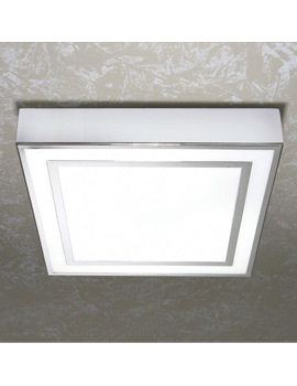 HIB Yona Square Ceiling Light Chrome | 0660