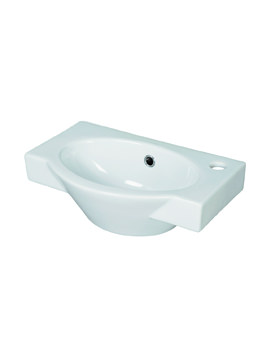 Roca Amaya Cloakroom Basin With 1 Right Hand Tap Hole | 475120000