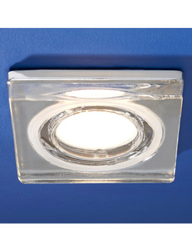 HIB Carnac Flat Square Glass Showerlight | 5415
