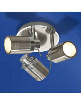 HIB Regal Brushed Chrome Spotlights | 6110