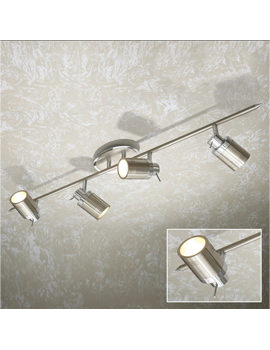 HIB Nero Brushed Chrome Spotlights | 6115