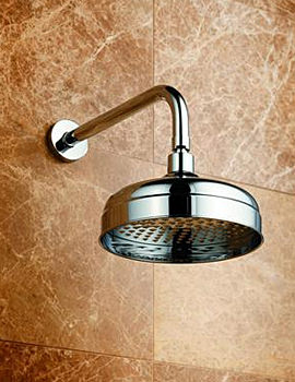 Ideal Standard Tradition 8 Inch Fixed Shower Head With Arm | L6719AA