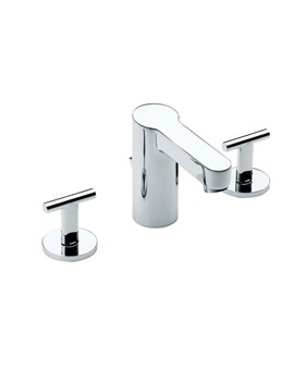 Roca Moai Deck Mounted Basin Mixer Tap With Pop-Up Waste | 5A4446C00