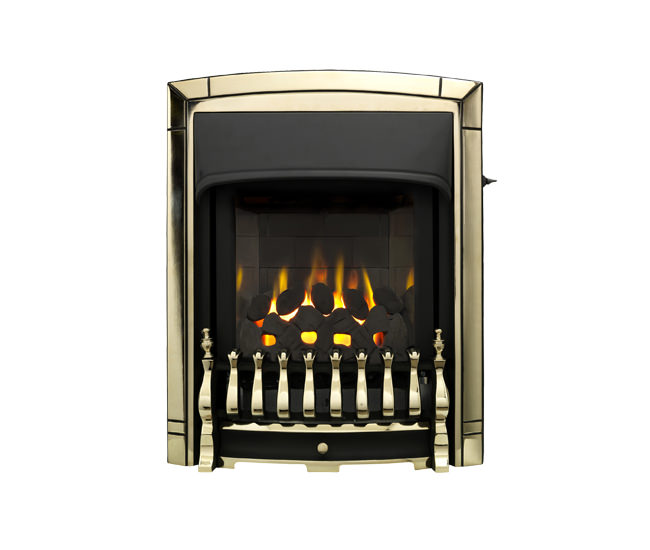 Valor Dream Slimline Homeflame Slide Control Inset Gas Fire Gold