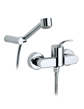 Roca Moai Wall Mounted Shower Mixer With Kit | 5A2046C00