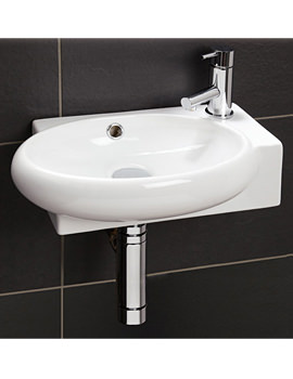 HIB Evoke Corner Wall Basin from HIB Rialto | 9110