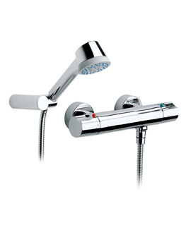 Roca Moai Wall Mounted Thermostatic Shower Mixer With Kit | 5A1346C00