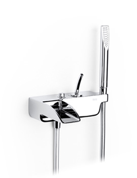 Roca Evol Wall Mounted Bath Shower Mixer Tap With Kit | 5A0149C00