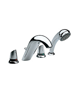 Roca Amura-N 4 Hole Extended Bath And Shower Mixer Tap | 527306580