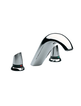 Roca Amura-N Deck Mounted 3 Hole Extended Bath Filler Tap | 527306480