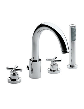Roca Loft Deck Mounted 4 Hole Bath Shower Mixer Tap | 5A0943C00