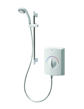 Aqualisa Aquastyle Electric Shower 9.5kW White And Chrome | ASE9521