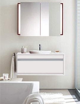 Image of Starck 1 Washbowl 460mm On Ketho Vanity Unit 1200mm | KT 6696 | 044546