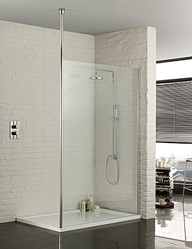 Aquadart Wetroom Walk in Shower Enclosure 760mm | AQ2002P