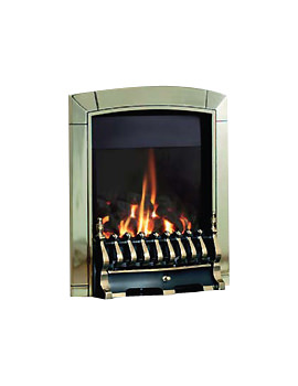 Image of Caress Traditional HE Slide Control Inset Gas Fire Brass | FHEC41SN