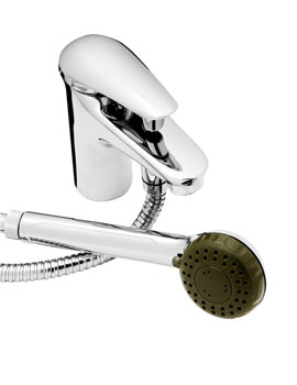 Roca Monojet-N Single Hole Bath Shower Mixer Tap With Kit | 5MM539C00