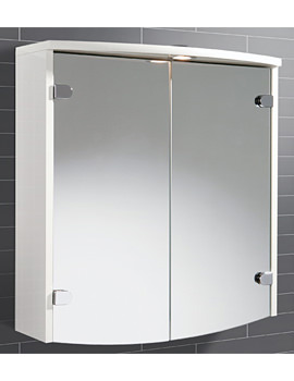 HIB Joba White Gloss Finish Bathroom Cabinet 630mm | 41100