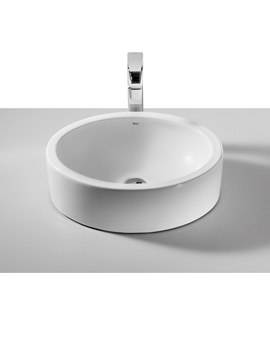 Roca Fuego White On Countertop Basin 490mm Wide | 32722E000