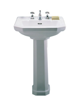 Twyford Clarice 1 Tap Hole Washbasin 580 x 455mm | CL4211WH