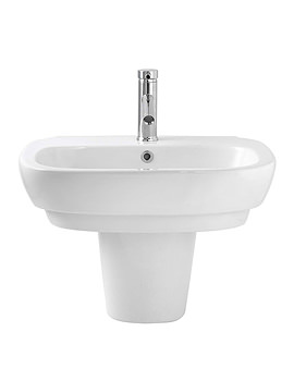 Twyford Encore Square Washbasin 600 x 480mm | ER4241WH