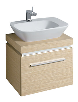 Twyford Vello 600mm Countertop Basin And 800mm Unit | VO4711WH