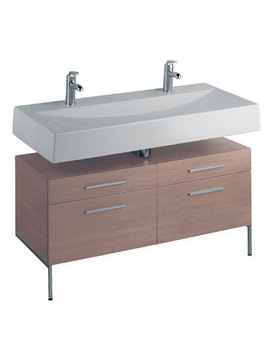 Twyford Indulgence 2 Tap Hole Semi Pedestal Washbasin 1200mm ID4422WH