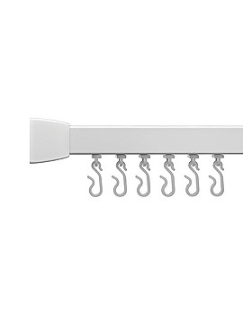 Professional Profile 800 Standard Curtain Rail 760mm White | GP85501