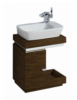 Twyford Vello Handrinse Basin And Vanity Unit 400mm | VO4811WH