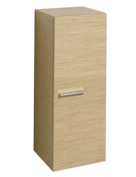 Twyford Vello Side Cabinet 400 x 1035 mm Light Oak | VO0801OK