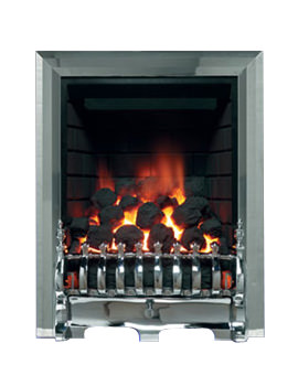 Be Modern Classic Traditional Full Depth Inset Gas Fire Chrome 00958X