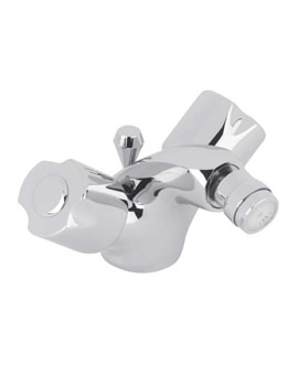 Roca Danube-N And Danube-Cross Bidet Mixer Tap With Pop-up Waste