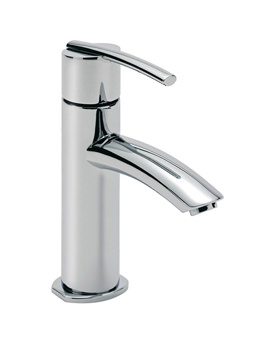 Sagittarius Pure Cloakroom Monobloc Basin Mixer Tap With Pop-Up Waste