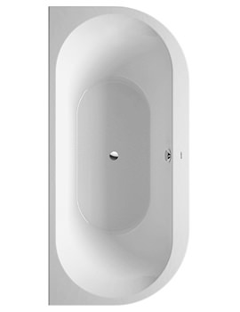Image of Duravit Darling New Back-To-Wall Bathtub 1900x900mm White | 700248