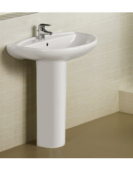 Roca Meridian Wall Mounted Basin 600 x 490mm | 328353000