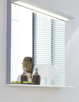 Darling New Mirror With Lightning With Wooden Shelf 600mm | DN 7275