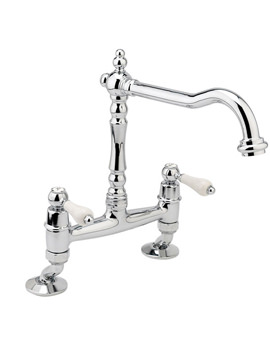 Sagittarius Contract Canterbury Lever Bridge Kitchen Sink Mixer Tap