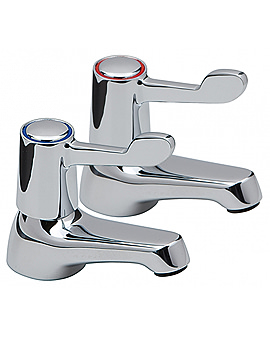 Sagittarius Contract Lever Basin Taps Pair | CL-101-C