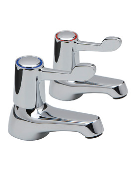 Sagittarius Contract Lever Bath Taps Pair | CL-102-C