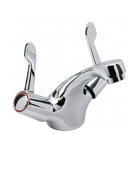 Sagittarius Contract Lever Monobloc Basin Mixer Tap With Pop-Up Waste