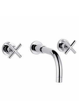 Ultra Helix Wall Mounted Bath Filler Tap With 250mm Spout | HEX313