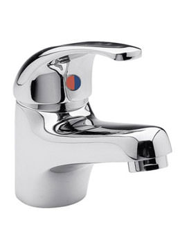 Ultra Eon Single Lever Basin Mixer Tap With Push Button Waste | PF355