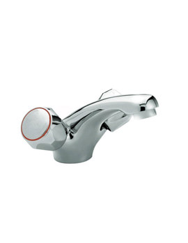 Ultra Solo Mono Basin Mixer Tap With Push Button Waste | CD305