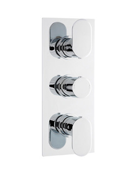 Ultra Flume Triple Concealed Thermostatic Shower Valve | FLUV53