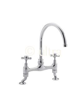 Image of Ultra Traditional Bridge Kitchen Sink Mixer Tap | KB306