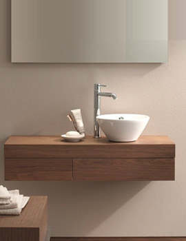 Image of Duravit Fogo Console With Drawer 360 x 1400mm For Washbowl | FO 8383