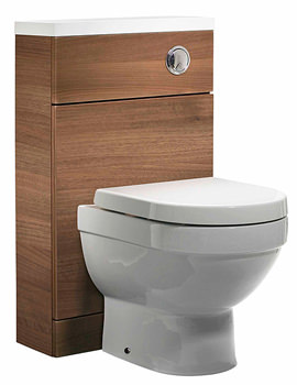 Tavistock Kobe Walnut Back To Wall WC Unit With Worktop | K5BTWAW