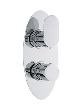 Ultra Flume Twin Concealed Thermostatic Shower Valve | FLUV01