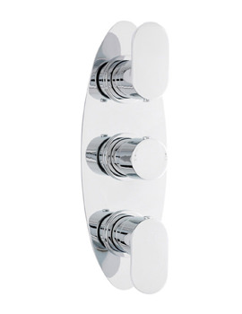 Ultra Flume Triple Concealed Thermostatic Shower Valve | FLUV03