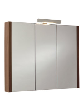 Phoenix Fonte Mirror Cabinet And Light 800mm | FU344L
